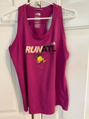 The North Face Magenta RUN ATL Graphic Tank